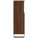 vidaXL Dulap de baie, stejar maro, 30x30x100 cm, lemn prelucrat vidaXL Dulap de baie, stejar maro, 30x30x100 cm, lemn prelucrat