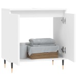 vidaXL Dulap de chiuvetă, alb, 58x33x60 cm, lemn prelucrat vidaXL Dulap de chiuvetă, alb, 58x33x60 cm, lemn prelucrat