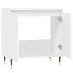 vidaXL Dulap de chiuvetă, alb, 58x33x60 cm, lemn prelucrat vidaXL Dulap de chiuvetă, alb, 58x33x60 cm, lemn prelucrat