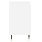 vidaXL Dulap de chiuvetă, alb, 58x33x60 cm, lemn prelucrat vidaXL Dulap de chiuvetă, alb, 58x33x60 cm, lemn prelucrat