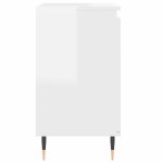 vidaXL Dulap de baie, alb extralucios, 58x33x60 cm, lemn prelucrat vidaXL Dulap de baie, alb extralucios, 58x33x60 cm, lemn prelucrat