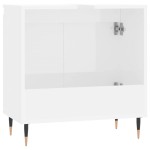 vidaXL Dulap de baie, alb extralucios, 58x33x60 cm, lemn prelucrat vidaXL Dulap de baie, alb extralucios, 58x33x60 cm, lemn prelucrat