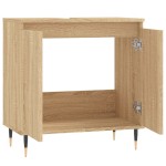 vidaXL Dulap de baie, stejar sonoma, 58x33x60 cm, lemn prelucrat vidaXL Dulap de baie, stejar sonoma, 58x33x60 cm, lemn prelucrat