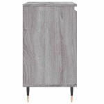 vidaXL Dulap de baie, gri sonoma, 58x33x60 cm, lemn prelucrat