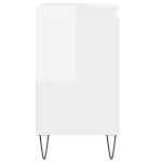 vidaXL Dulap de baie, alb extralucios, 58x33x60 cm, lemn prelucrat vidaXL Dulap de baie, alb extralucios, 58x33x60 cm, lemn prelucrat