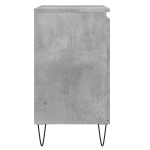 vidaXL Dulap de baie, gri beton, 58x33x60 cm, lemn prelucrat
