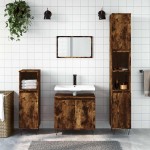 vidaXL Dulap de baie, stejar sonoma, 58x33x60 cm, lemn prelucrat vidaXL Dulap de baie, stejar sonoma, 58x33x60 cm, lemn prelucrat
