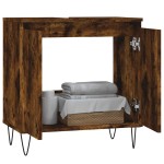 vidaXL Dulap de baie, stejar sonoma, 58x33x60 cm, lemn prelucrat vidaXL Dulap de baie, stejar sonoma, 58x33x60 cm, lemn prelucrat