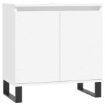 vidaXL Dulap de chiuvetă, alb, 58x33x60 cm, lemn prelucrat vidaXL Dulap de chiuvetă, alb, 58x33x60 cm, lemn prelucrat