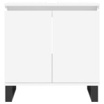 vidaXL Dulap de chiuvetă, alb, 58x33x60 cm, lemn prelucrat vidaXL Dulap de chiuvetă, alb, 58x33x60 cm, lemn prelucrat