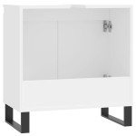 vidaXL Dulap de chiuvetă, alb, 58x33x60 cm, lemn prelucrat vidaXL Dulap de chiuvetă, alb, 58x33x60 cm, lemn prelucrat