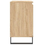 vidaXL Dulap de baie, stejar sonoma, 58x33x60 cm, lemn prelucrat