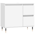vidaXL Dulap de baie, alb, 65x33x60 cm, lemn prelucrat