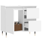 vidaXL Dulap de baie, alb, 65x33x60 cm, lemn prelucrat