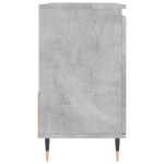 vidaXL Dulap de baie, gri beton, 65x33x60 cm, lemn prelucrat