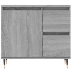 vidaXL Dulap de baie, gri sonoma, 65x33x60 cm, lemn prelucrat vidaXL Dulap de baie, gri sonoma, 65x33x60 cm, lemn prelucrat
