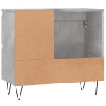 vidaXL Dulap de baie, gri beton, 65x33x60 cm, lemn prelucrat