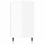 vidaXL Dulap pentru baie, alb extralucios, 80x33x60 cm, lemn compozit vidaXL Dulap pentru baie, alb extralucios, 80x33x60 cm, lemn compozit