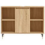 vidaXL Dulap pentru baie, stejar sonoma, 80x33x60 cm, lemn compozit vidaXL Dulap pentru baie, stejar sonoma, 80x33x60 cm, lemn compozit