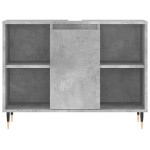 vidaXL Dulap pentru baie, gri beton, 80x33x60 cm, lemn compozit vidaXL Dulap pentru baie, gri beton, 80x33x60 cm, lemn compozit