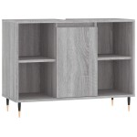vidaXL Dulap pentru baie, gri sonoma, 80x33x60 cm, lemn compozit vidaXL Dulap pentru baie, gri sonoma, 80x33x60 cm, lemn compozit