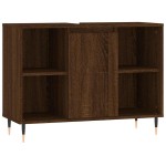 vidaXL Dulap pentru baie, stejar maro, 80x33x60 cm, lemn compozit vidaXL Dulap pentru baie, stejar maro, 80x33x60 cm, lemn compozit