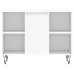vidaXL Dulap pentru baie, alb, 80x33x60 cm, lemn compozit vidaXL Dulap pentru baie, alb, 80x33x60 cm, lemn compozit