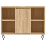 vidaXL Dulap pentru baie, stejar sonoma, 80x33x60 cm, lemn compozit vidaXL Dulap pentru baie, stejar sonoma, 80x33x60 cm, lemn compozit