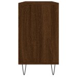 vidaXL Dulap pentru baie, stejar maro, 80x33x60 cm, lemn compozit vidaXL Dulap pentru baie, stejar maro, 80x33x60 cm, lemn compozit