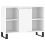 vidaXL Dulap pentru baie, alb, 80x33x60 cm, lemn compozit vidaXL Dulap pentru baie, alb, 80x33x60 cm, lemn compozit