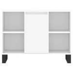 vidaXL Dulap pentru baie, alb, 80x33x60 cm, lemn compozit vidaXL Dulap pentru baie, alb, 80x33x60 cm, lemn compozit