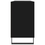 vidaXL Dulap pentru baie, negru, 80x33x60 cm, lemn compozit vidaXL Dulap pentru baie, negru, 80x33x60 cm, lemn compozit
