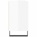 vidaXL Dulap pentru baie, alb extralucios, 80x33x60 cm, lemn compozit vidaXL Dulap pentru baie, alb extralucios, 80x33x60 cm, lemn compozit