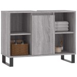 vidaXL Dulap pentru baie, gri sonoma, 80x33x60 cm, lemn compozit vidaXL Dulap pentru baie, gri sonoma, 80x33x60 cm, lemn compozit