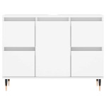 vidaXL Dulap pentru baie, alb, 80x33x60 cm, lemn compozit vidaXL Dulap pentru baie, alb, 80x33x60 cm, lemn compozit