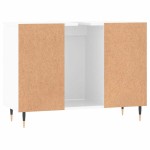 vidaXL Dulap pentru baie, alb extralucios, 80x33x60 cm, lemn compozit vidaXL Dulap pentru baie, alb extralucios, 80x33x60 cm, lemn compozit