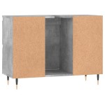 vidaXL Dulap pentru baie, gri beton, 80x33x60 cm, lemn compozit vidaXL Dulap pentru baie, gri beton, 80x33x60 cm, lemn compozit