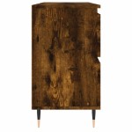 vidaXL Dulap pentru baie, stejar fumuriu, 80x33x60 cm, lemn compozit vidaXL Dulap pentru baie, stejar fumuriu, 80x33x60 cm, lemn compozit