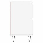 vidaXL Dulap pentru baie, alb, 80x33x60 cm, lemn compozit vidaXL Dulap pentru baie, alb, 80x33x60 cm, lemn compozit