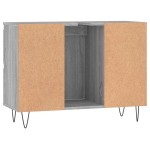 vidaXL Dulap pentru baie, gri sonoma, 80x33x60 cm, lemn compozit vidaXL Dulap pentru baie, gri sonoma, 80x33x60 cm, lemn compozit