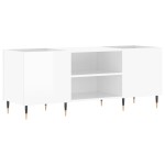 vidaXL Dulapuri pentru discuri alb lucios 121x38x48 cm, lemn prelucrat vidaXL Dulapuri pentru discuri alb lucios 121x38x48 cm, lemn prelucrat