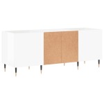 vidaXL Dulapuri pentru discuri alb lucios 121x38x48 cm, lemn prelucrat vidaXL Dulapuri pentru discuri alb lucios 121x38x48 cm, lemn prelucrat