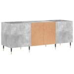 vidaXL Dulap pentru discuri gri beton, 121x38x48 cm, lemn prelucrat vidaXL Dulap pentru discuri gri beton, 121x38x48 cm, lemn prelucrat