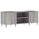 vidaXL Dulap pentru discuri gri sonoma, 121x38x48 cm, lemn prelucrat vidaXL Dulap pentru discuri gri sonoma, 121x38x48 cm, lemn prelucrat