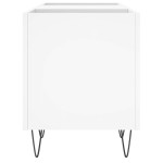 vidaXL Comodă discuri, alb, 121x38x48 cm, lemn prelucrat vidaXL Comodă discuri, alb, 121x38x48 cm, lemn prelucrat