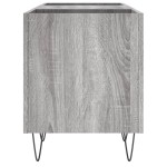 vidaXL Dulap pentru discuri gri sonoma, 121x38x48 cm, lemn prelucrat