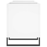 vidaXL Comodă discuri, alb, 121x38x48 cm, lemn prelucrat vidaXL Comodă discuri, alb, 121x38x48 cm, lemn prelucrat