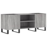 vidaXL Dulap pentru discuri gri sonoma, 121x38x48 cm, lemn prelucrat vidaXL Dulap pentru discuri gri sonoma, 121x38x48 cm, lemn prelucrat