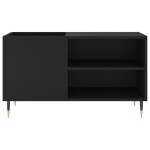 vidaXL Dulap pentru discuri, negru, 85x38x48 cm, lemn prelucrat vidaXL Dulap pentru discuri, negru, 85x38x48 cm, lemn prelucrat
