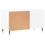 vidaXL Dulapuri pentru discuri alb lucios 85x38x48 cm lemn prelucrat